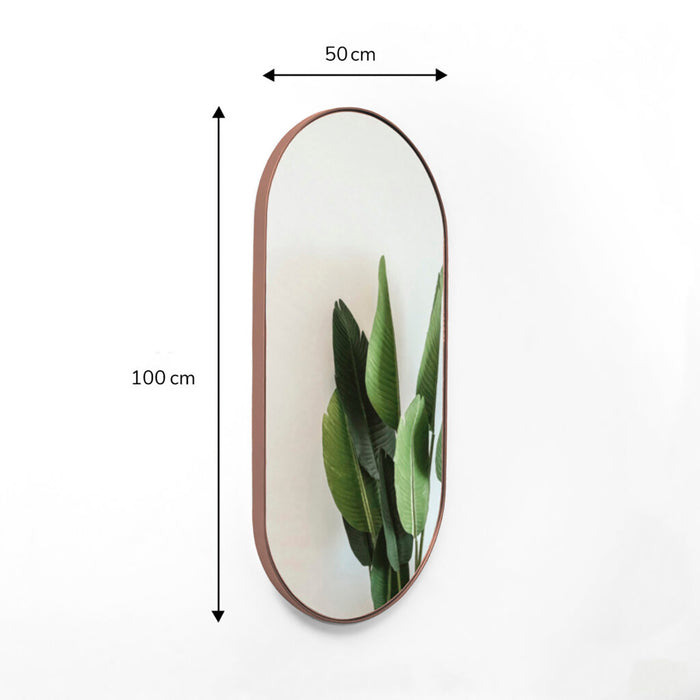 hogardecoracionespejoovalado50x100cmplatinahierro1"cobremarcasandalodecoracionmbbl105empmadecentro1