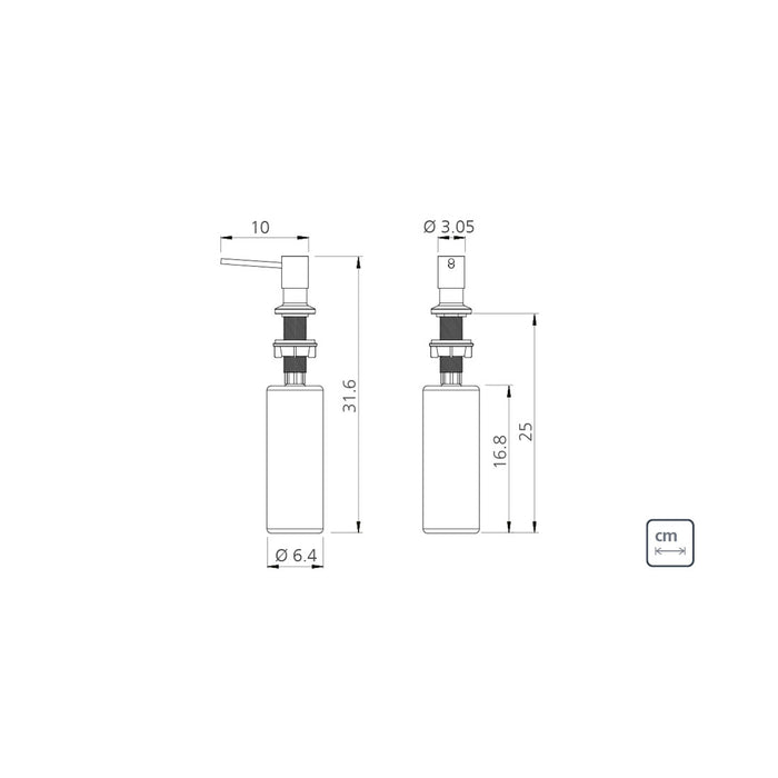 hogardosificadordejabontramontinaaceroinoxidable500ml94517504mpmadecentro
