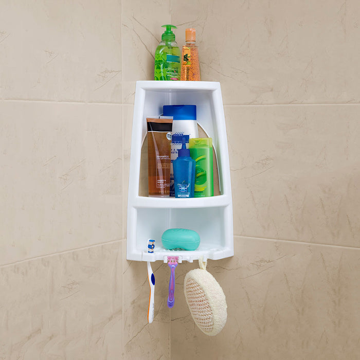 Esquinero para baño blanco marca Rimax