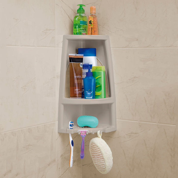 Esquinero para baño taupe marca Rimax