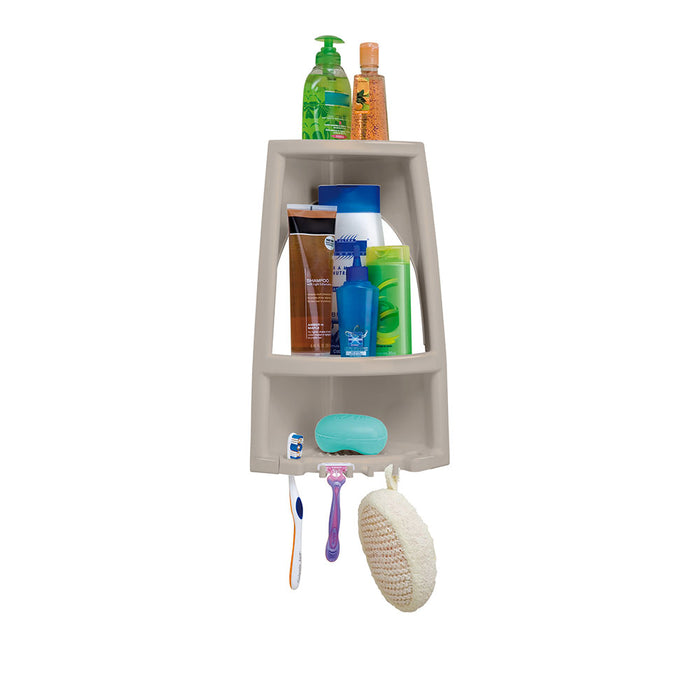 Esquinero para baño taupe marca Rimax