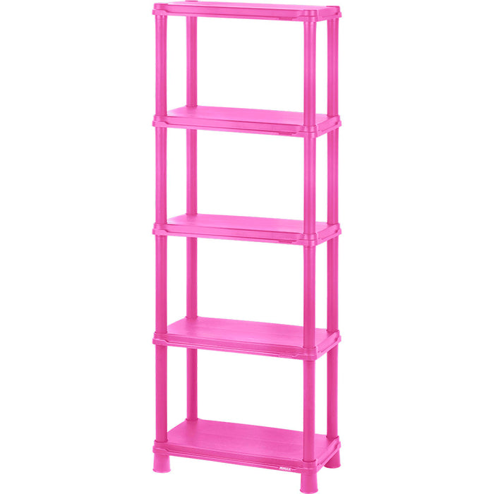 Estante infantil de 5 niveles 12" rosado fuerte marca Rimax