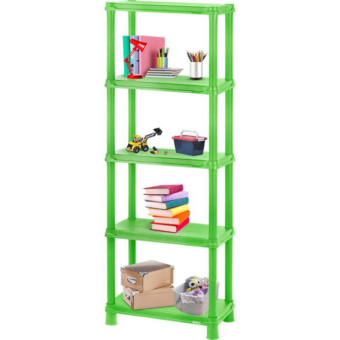 Estante infantil de 5 niveles 12" verde lima marca Rimax