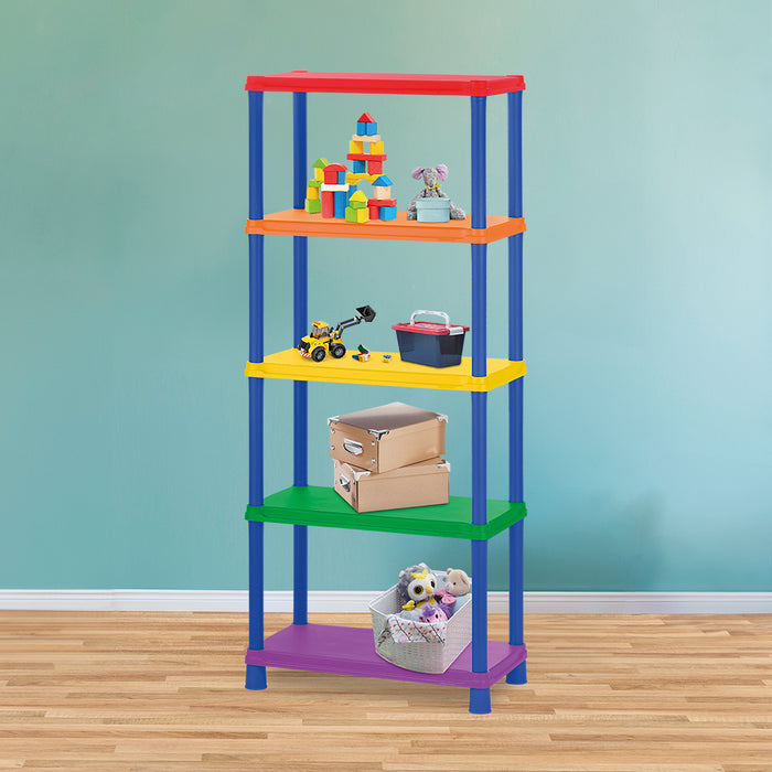 Estante infantil de 5 niveles 15" rainbow Rimax