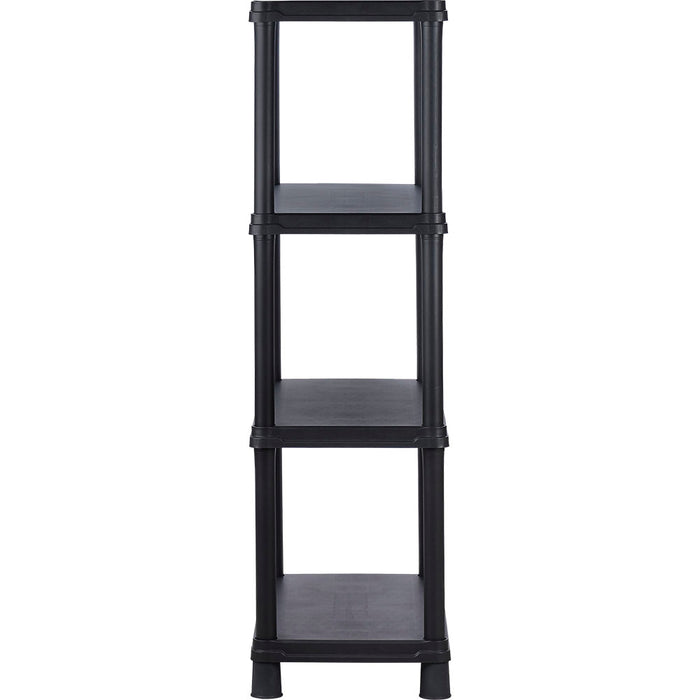 Estante multifuncional de 4 niveles solido 15" negro marca Rimax