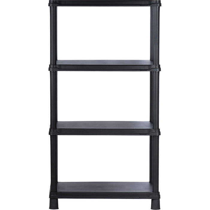 Estante multifuncional de 4 niveles solido 15" negro marca Rimax