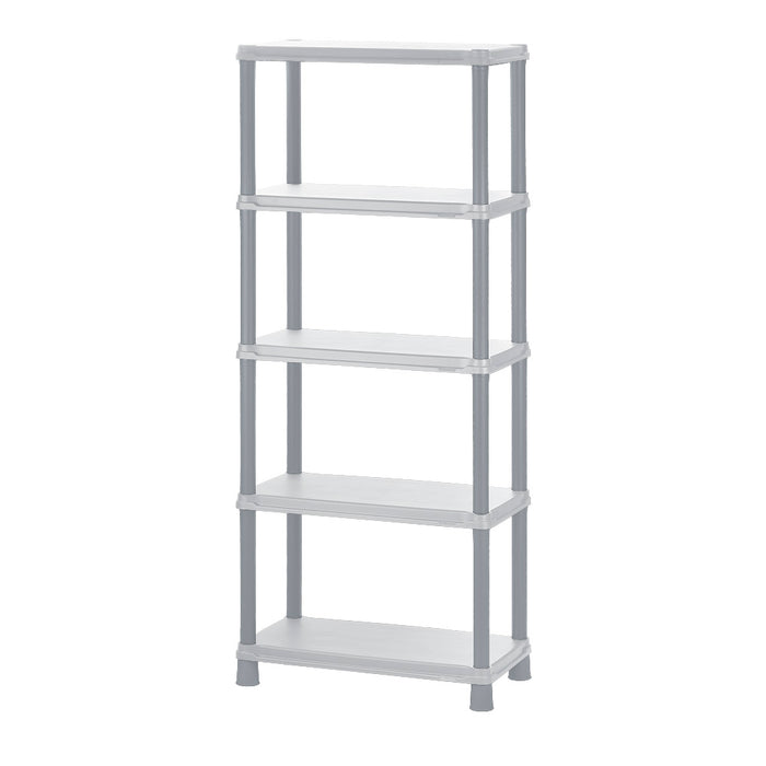 Estante multifuncional de 5 niveles solido 15" gris Rimax