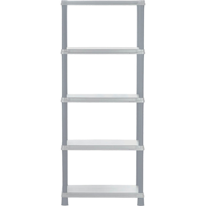 Estante multifuncional de 5 niveles solido 15" gris Rimax