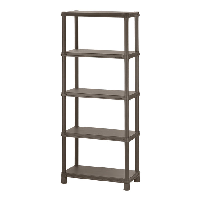Estante multifuncional de 5 niveles solido 15" mocca marca Rimax