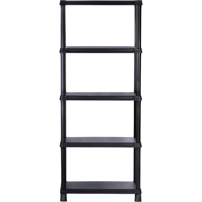 Estante multifuncional de 5 niveles solido 15" negro marca Rimax