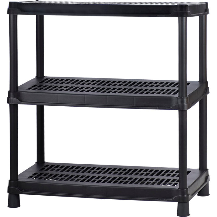 Estantería multifuncional de 3 niveles ventilada 18" negro Rimax