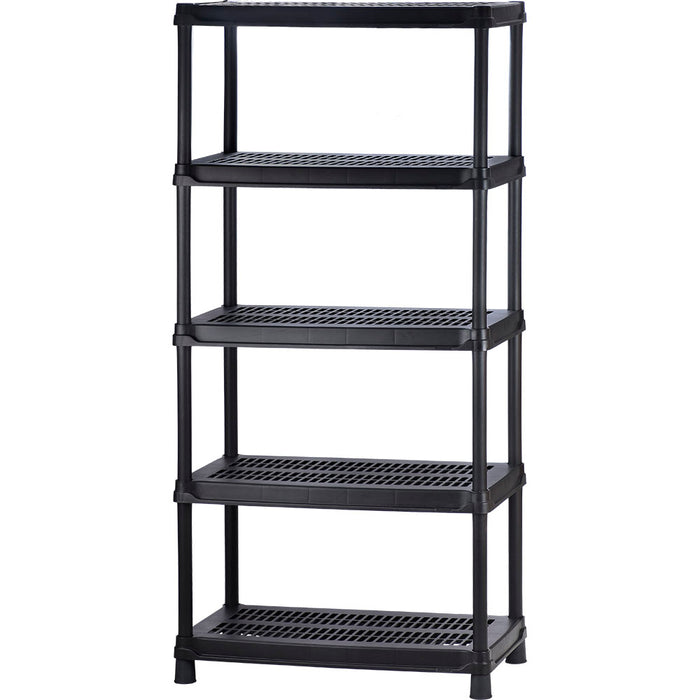 Estantería multifuncional de 5 niveles ventilada 18" negro marca Rimax
