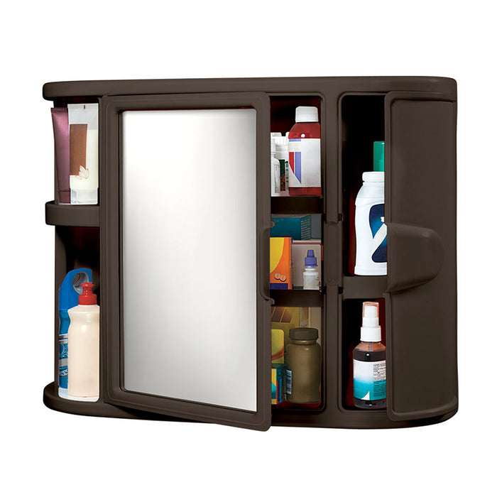Gabinete para baño con espejo wengue marca Rimax