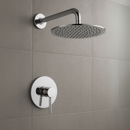hogar griferia ducha monotrol redonda cromo brillante lujo pmo 025 mp madecentro