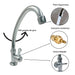hogar griferia llave lavaplatos lf pmo 026 mp madecentro