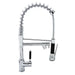 hogar griferia monotrol espiral gourmet doble salida cromado pmo 027 mp madecentro