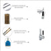 hogar griferia monotrol espiral gourmet doble salida cromado pmo 027 mp madecentro