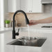 hogar griferia monotrol lavaplatos extensible negro pmo 029 mp madecentro