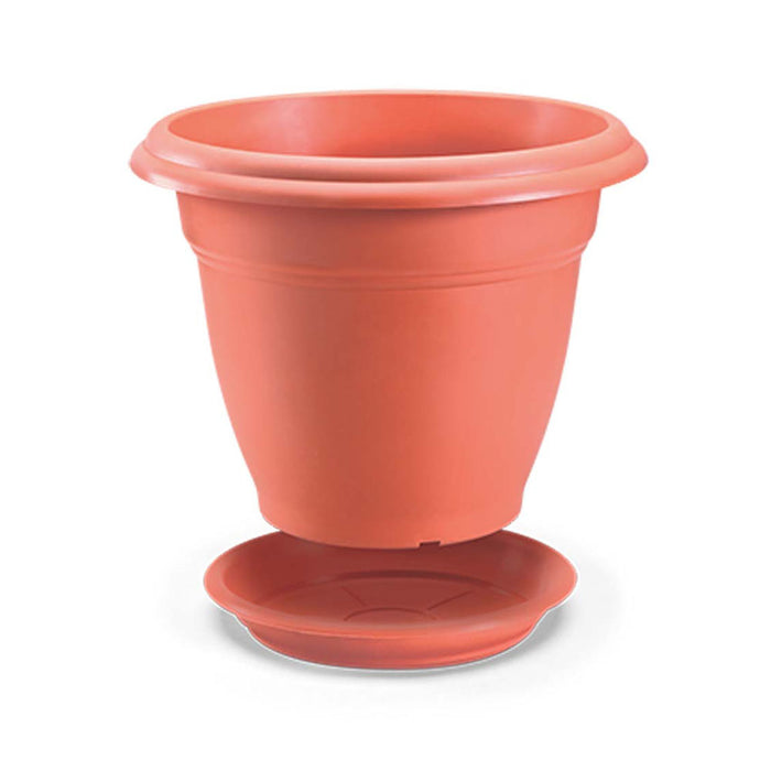 Matera redonda 60 cm con plato terracota Rimax