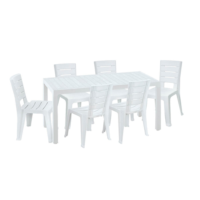 Mesa barú familiar gris hielo Rimax
