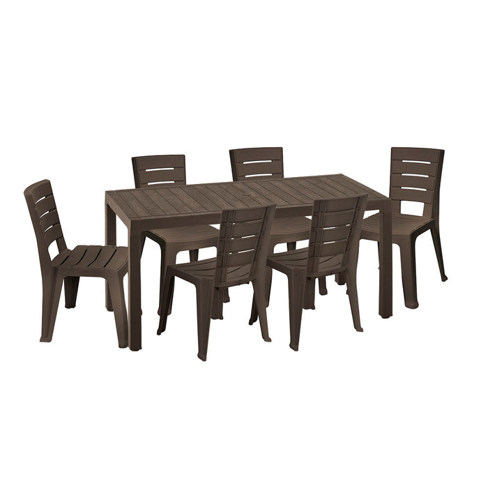 Mesa barú familiar mocca Rimax