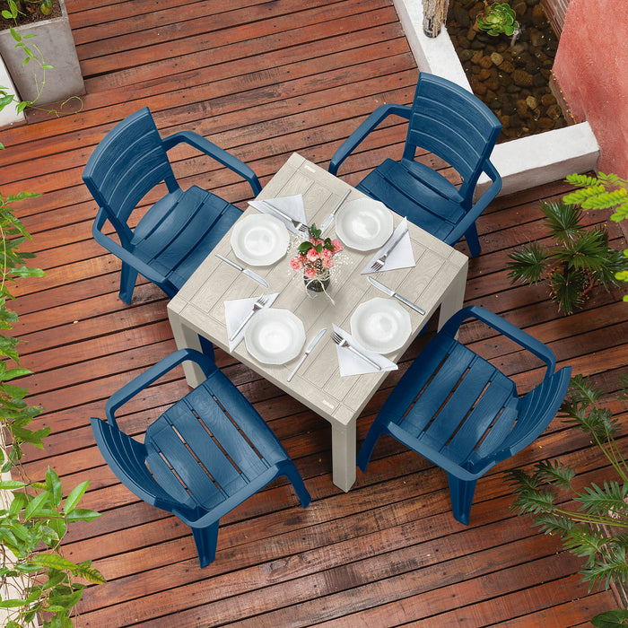 Mesa barú taupe marca Rimax