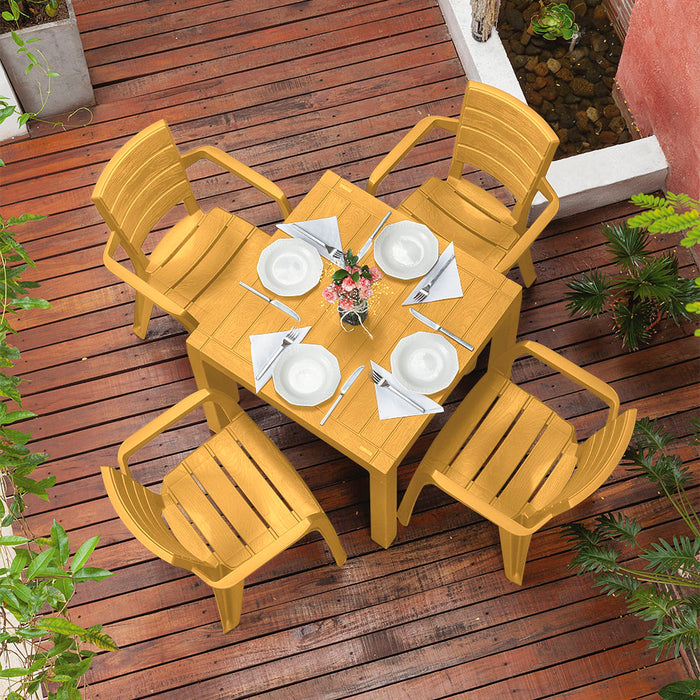 Mesa barú trendy apariencia madera Rimax