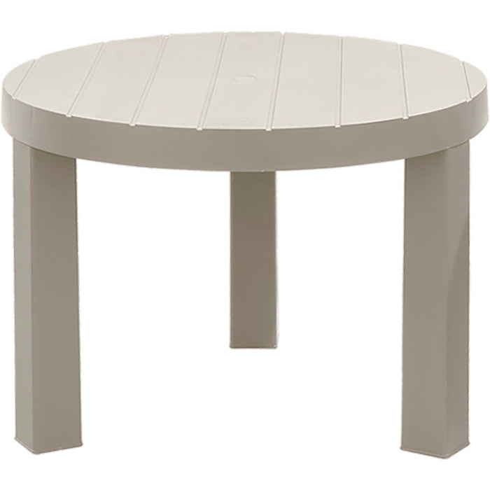 Mesa centro redonda barú taupe marca Rimax