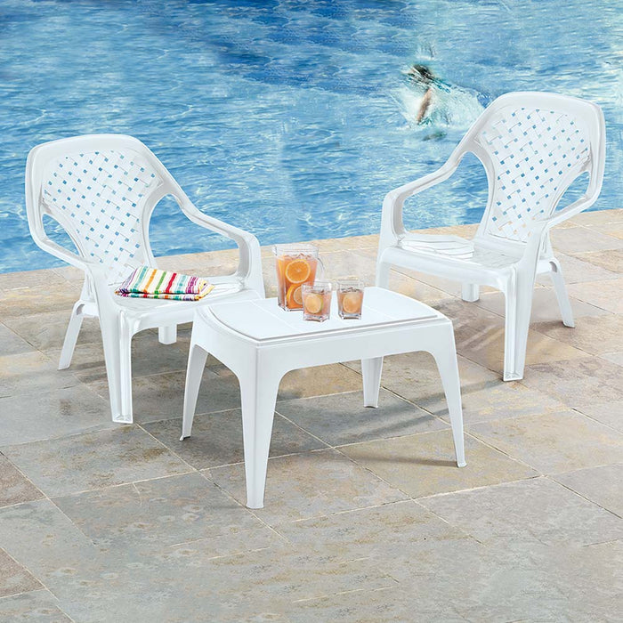 Mesa de centro blanca Rimax
