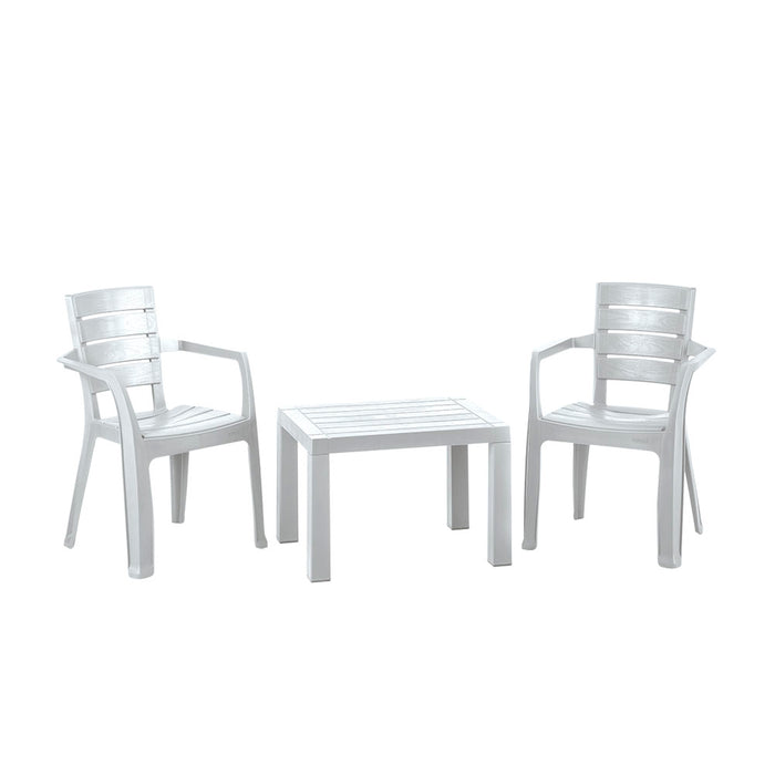 Mesa de centro rectangular barú gris hielo Rimax