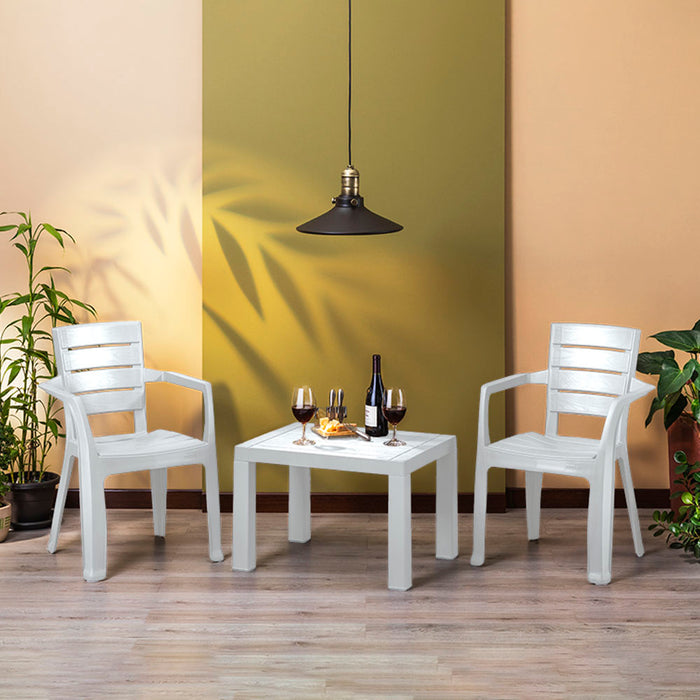 Mesa de centro rectangular barú gris hielo Rimax
