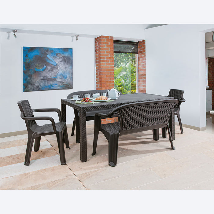 Mesa eterna familiar wengue Rimax