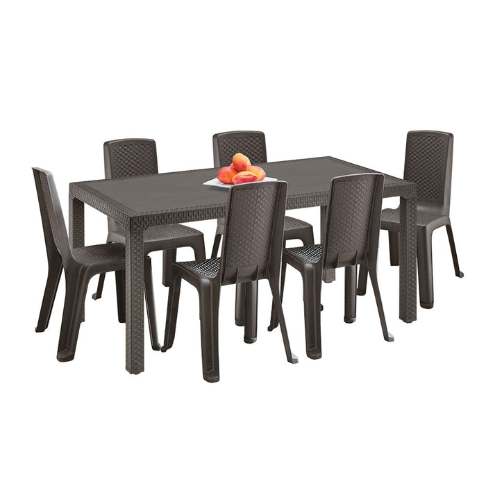 Mesa eterna familiar wengue Rimax