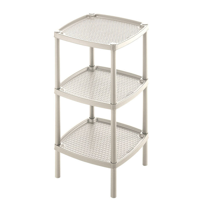 Mesa multiusos cuadrada de 3 niveles taupe marca Rimax