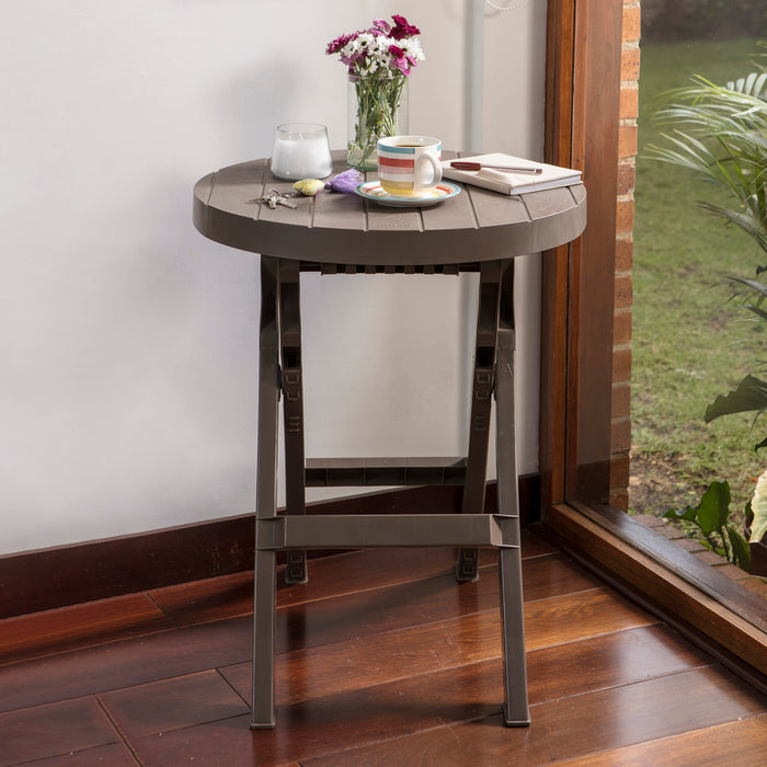 Mesa plegable redonda barú Rimax