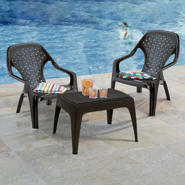 hogar mesa sillas combo aire wengue libre mesa de centro 2 sillas playeras rimax cb rmx 040 mp madecentro