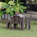 hogar mesa sillas combo comedor Mocca mesa 4 sillas sin brazos rimax cb rmx 011 mp madecentro
