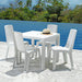 hogar mesa sillas combo comedor blanco eterna mesa 4 sillas sin brazos rimax cb rmx 004 mp madecentro