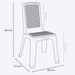 hogar mesa sillas combo comedor eterna mesa 4 sillas sin brazos rimax cb rmx 004 mp madecentro