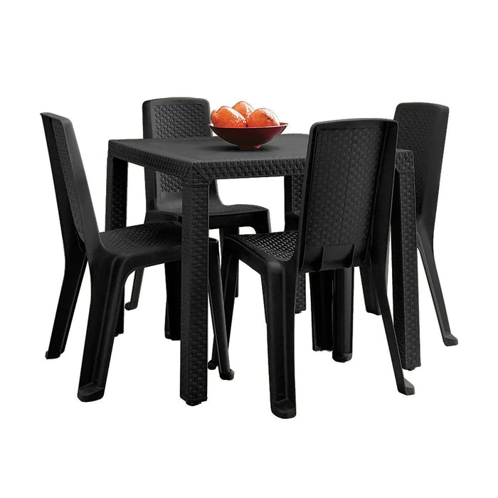 hogar mesa sillas combo comedor eterna mesa 4 sillas sin brazos rimax cb rmx 004 mp madecentro