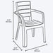 hogar mesa sillas combo comedor familiar baru mesa 6 sillas brazos rimax cb rmx 028 mp madecentro