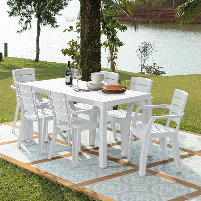 hogar mesa sillas combo comedor familiar baru mesa 6 sillas brazos rimax cb rmx 028 mp madecentro