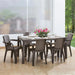 hogar mesa sillas combo comedor familiar eterna mesa 6 sillas brazos rimax cb rmx 039 mp madecentro