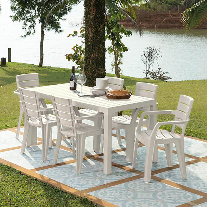 hogar mesa sillas combo comedor taupe familiar baru mesa 6 sillas brazos rimax cb rmx 028 mp madecentro