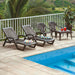 hogar mesa sillas combo playero wengue 2 camas asoleadoras 2 sillas playeras 1 mesa de centro rimax cb rmx 035 mp madecentro