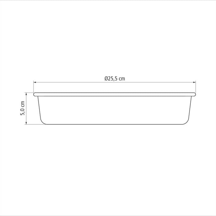 Molde redondo antiadherente para hornear de 24 cm