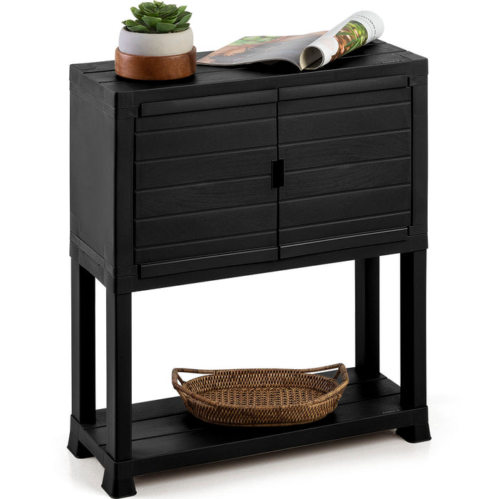 Mueble organizador negro marca Rimax