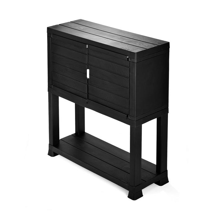 Mueble organizador negro marca Rimax