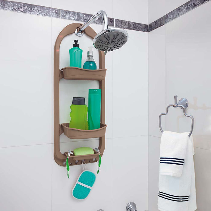 Organizador de ducha mocca marca Rimax