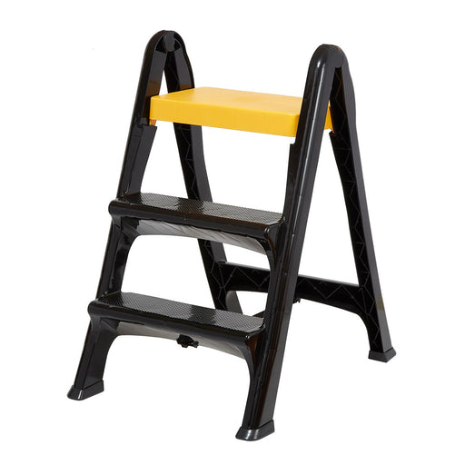 hogarorganizadoresvany75103mpescaleraplegabletrespasosnegraamarillamarcavanyplassmadecentro2